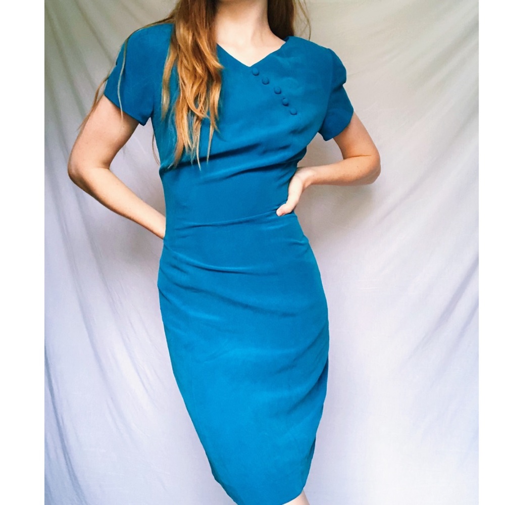 Vintage Pape’ll Too Silk Dress
